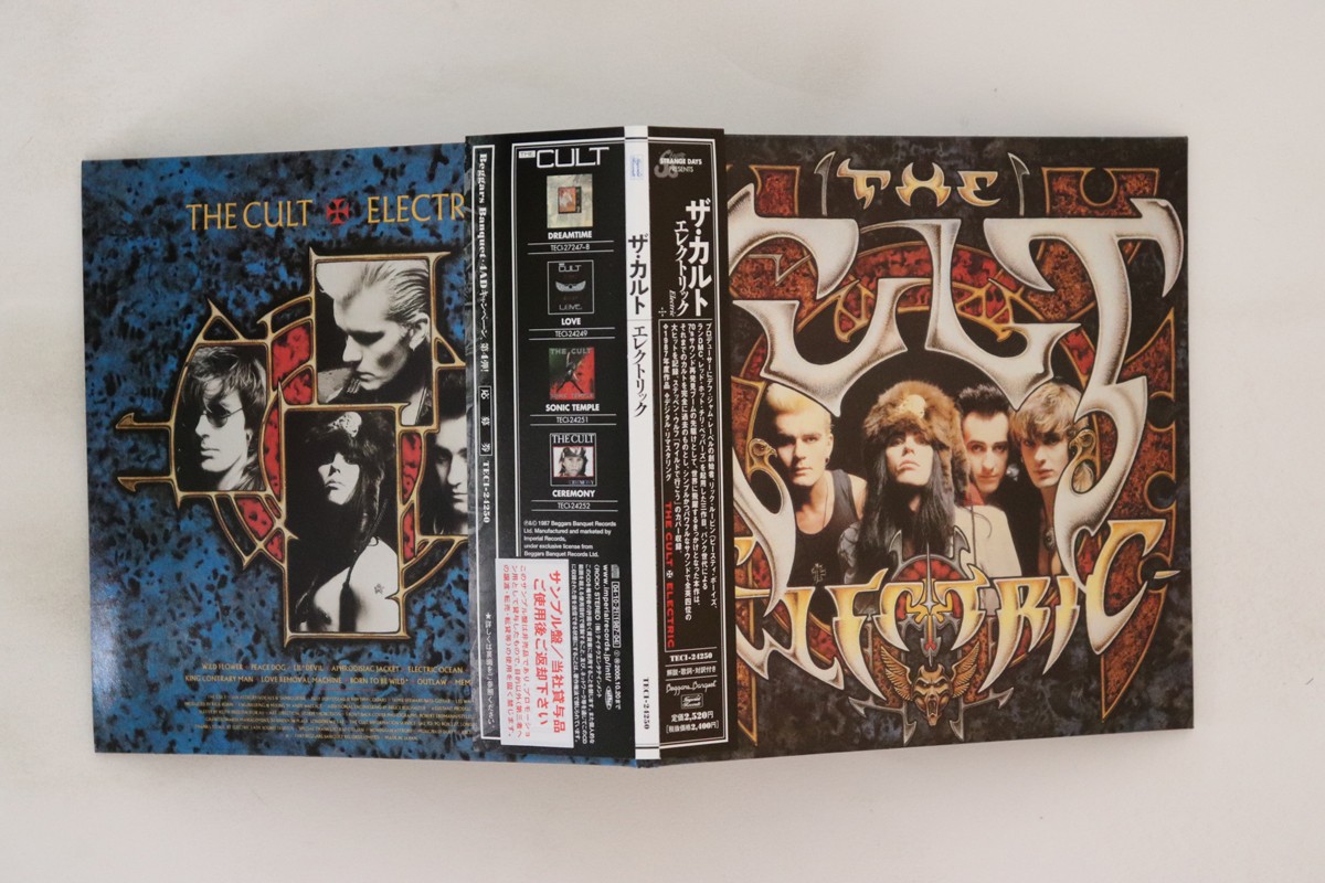 CD Cult Electric TECI24250 Beggars Banquet 紙ジャケ プロモ /00110 CD CULT Electric TECI24250PRO Beggars Banq JAPAN OBI PROMO