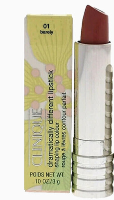 Clinique Dramatically Different Lipstick - 01 Barely - Full Size 0.1 oz/3 g NIB