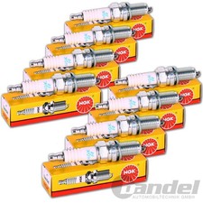 8x NGK ZÜNDKERZE Alfa Twin-Spark KOMPLETT-SET 4x BKR6EKPA + 4x PMR7A