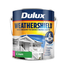 Dulux 4L Extra Bright Matt Weathershield Exterior Paint - 4L