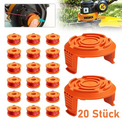 Rasentrimmer Spule Schnur Kappe Ersatz Für Worx WA0010 WG154 WG163 WG180 Teile.