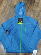 BOYS FREE COUNTRY FULL ZIP HOODIE JACKET IN BLUE, Size M 10/12, New with Tags