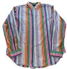 Polo Ralph Lauren Classic Fit Multi Color Shirt Mens XL Long Sleeve Button Up
