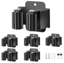 5PCS Broom Holder Wall Mount, Upgraded Heavy Duty Mop and Broom Holder Wall 5