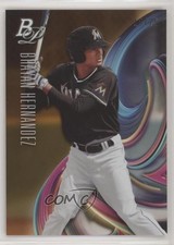 2018 Bowman Platinum Top Prospects Orange 14/25 Brayan Hernandez #TOP-73 0u7