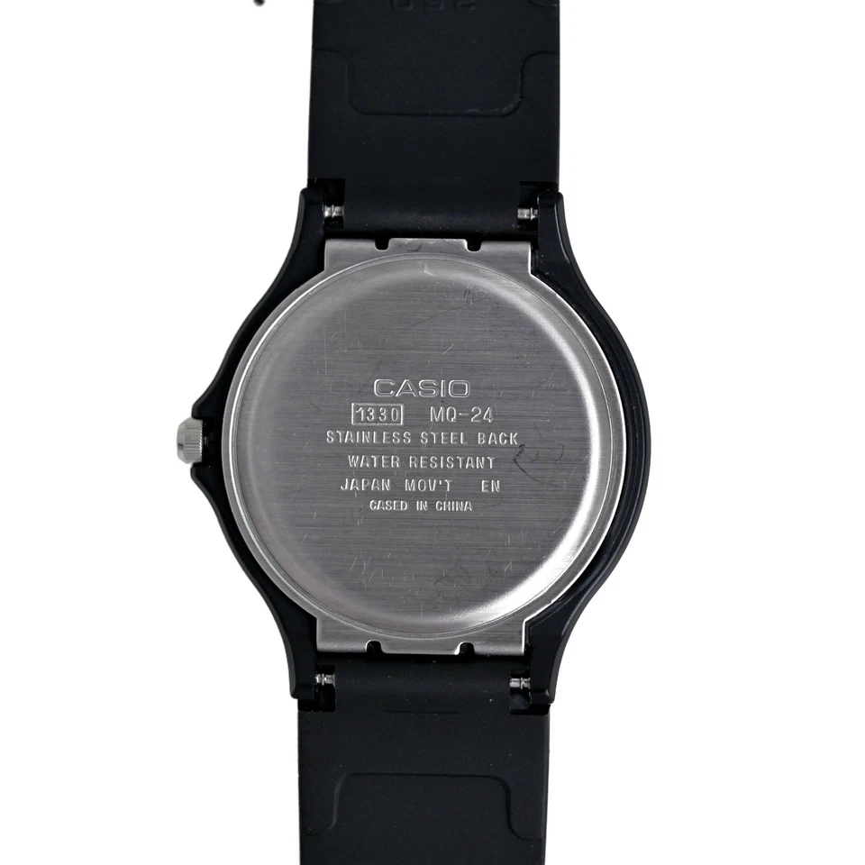 Casio Classic Analog Quartz Black Resin Strap Watch - Image 4 of 4