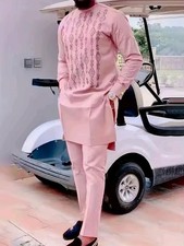 Casual Traditional Outfit, Embroidered Kurta Set, Wedding/Party Wear