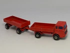 VTG Matchbox Lesney Superfast Two Pack TP-1 Mercedes Red Truck and Trailer 1 & 2
