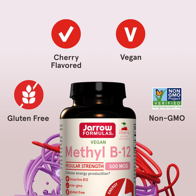   Methyl B-12 Tablets, 500 Mg, Dietary Supplement for Cellular Energy Product...