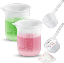 4 Pezzi Dosatore Detersivo in Polvere 150 Ml Dosatore + 50 Ml Cucchiaio Dosatore