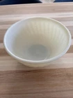 Vintage Fire King 9" Swirl Mixing Bowl White Milk Glass  USA