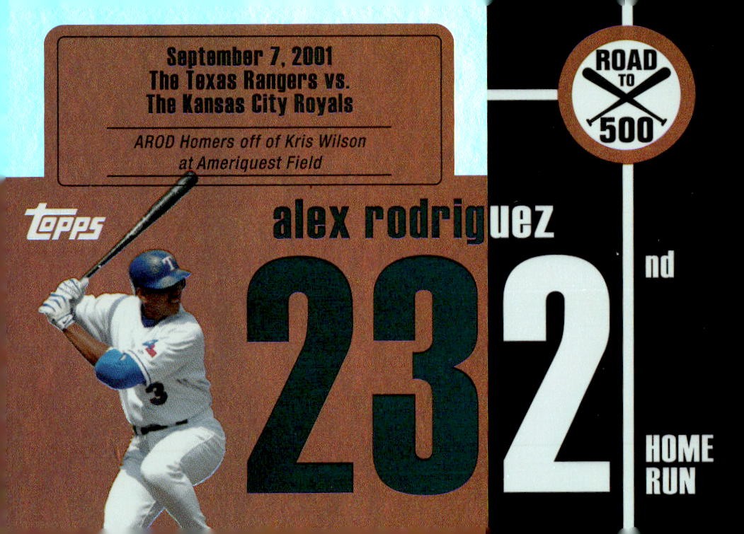 2007 Topps Chrome #ARHR232 Alex Rodriguez Alex Rodriguez: Road to 500