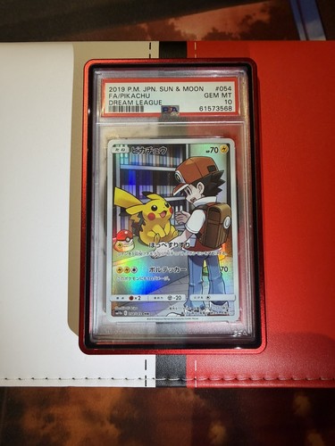 2019 Pokémon Japanese Dream League Pikachu Full Art PSA 10