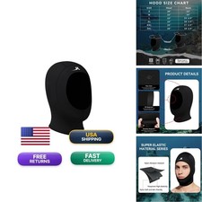 JSNORKLET Diving Scuba Hood, 3mm Wetsuit Hood For Men Women,Dive Cap