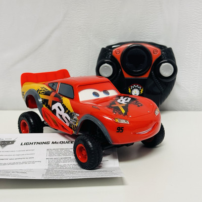 Remote Control Pixar Cars Lightning Mcqueen Ride On Car Walmart