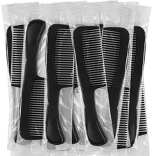 HQSLsund 30 Pack Bulk Hair Combs, Individually Wrapped for 5.9 Inch, Black