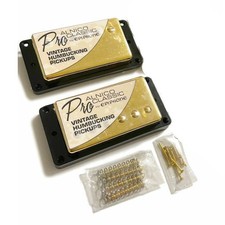 Epiphone Humbucker, Pro Alnico Classic gold, neck & bridge, curved or flat top