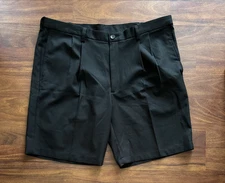 Cool 18 Pro Black Pleated Golf Shorts - Men's Size 40 (40 X 9)