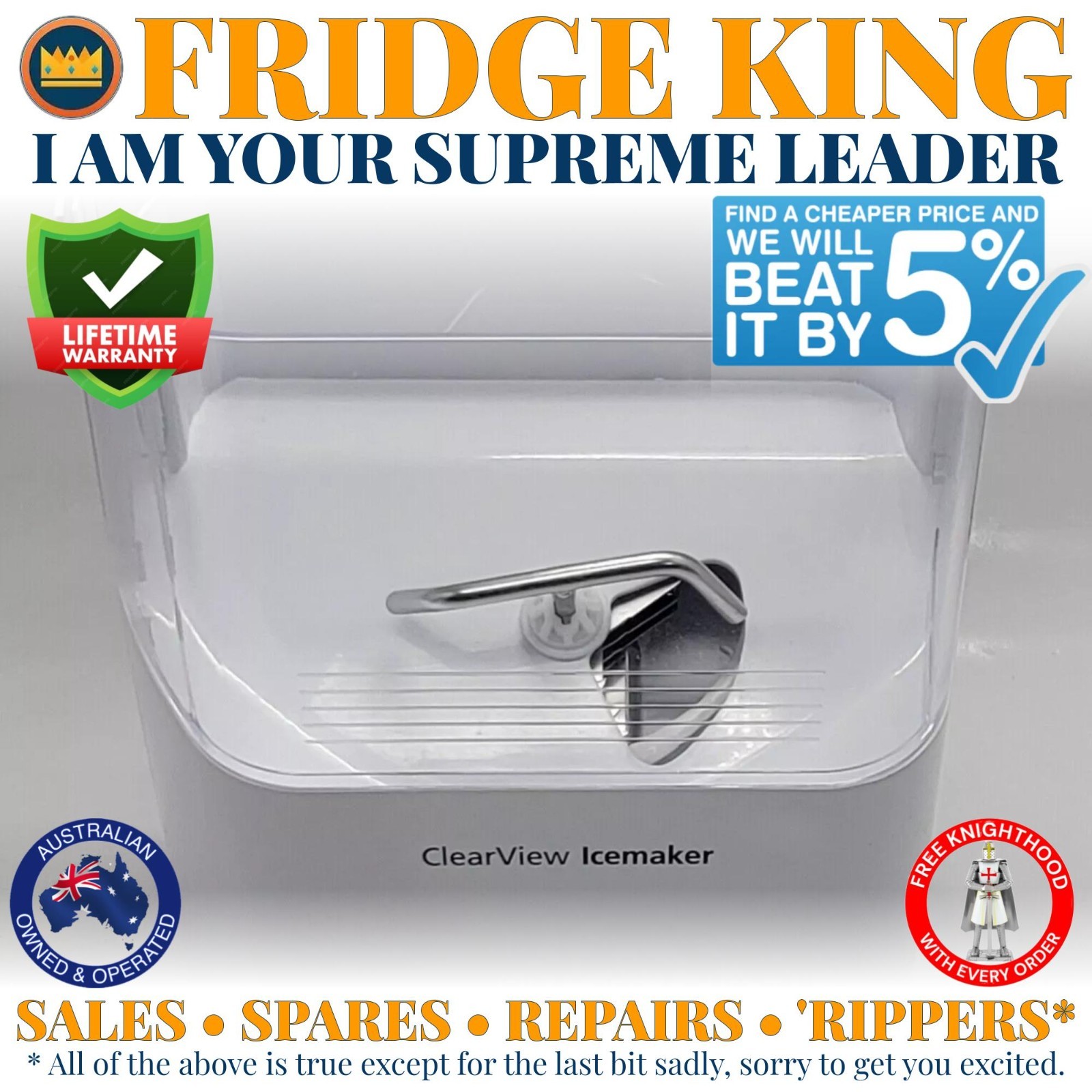 DA63-04359A Samsung fridge freezer cover crusher bucket ice auger mixer maker