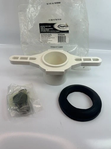 Proflo PFPSUFK Horizontal Spigot Urinal Flange Kit 2" PVC (Parts Only) - NEW - Picture 3 of 4
