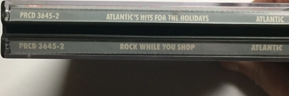 Atlantic's Hits for the Holidays (2x CD,1990,PROMO) 30 Tracks,RARE 1st PRESSING! - Image 2 of 4