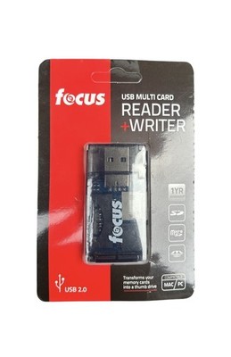 Focus USB 2.0 Multi card Reader and Writer PC and Mac - NEW