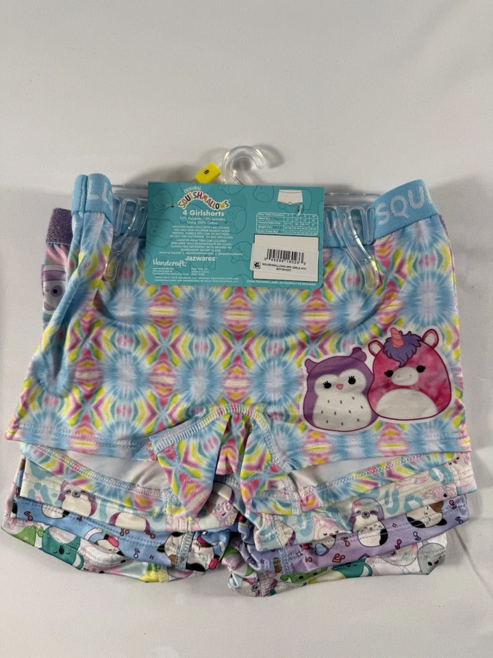 Paquete de 4 calzoncillos boxer Hello Kitty & Friends para niñas pequeñas talla 4,6,8,10 Foto 3 de 3