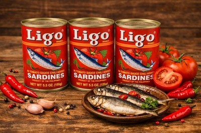 Ligo Sardinen in Tomaten-Chilisauce Wildfangsardinen 155g (3er Pack)