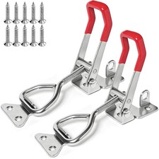 houya 2 Pack Toggle Latch 4003 Adjustable 304 Stainless Steel Silver