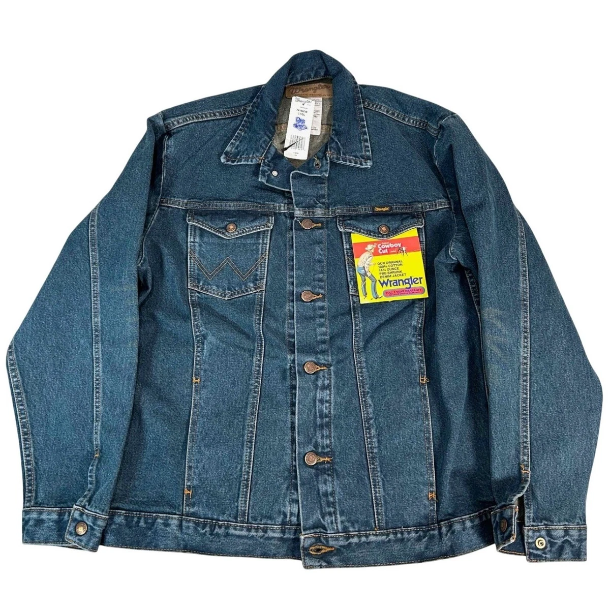 vintage wrangler jean jacket products for sale | eBay
