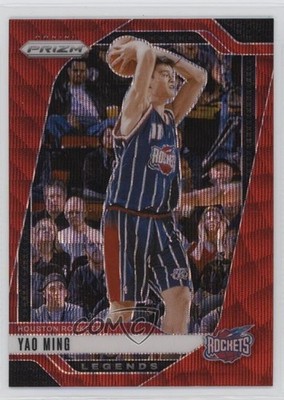 2024-25 Panini Prizm Legends Ruby Wave Prizm Yao Ming #284 HOF 6o3
