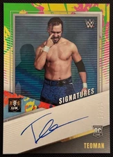 2022 Panini NXT 2.0 WWE Wrestling Teoman Signatures #NS-TEO Auto /25
