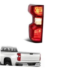 Tail Lights Assembly Halogen Type Compatible Red Halogen Type-Left Driver Side