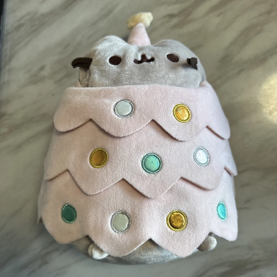 PUSHEEN Shop Exclusive Pink Christmas Tree Costume Pusheen Plush - Image 2 of 4