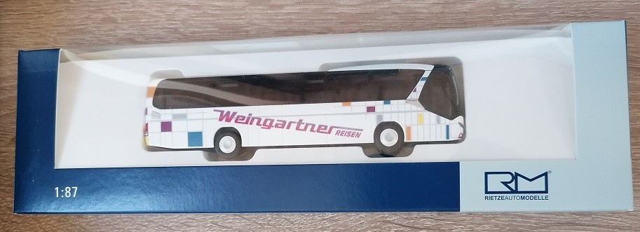 Rietze 69620 - 1/87 Neoplan Jetliner Weingartner Travel - New