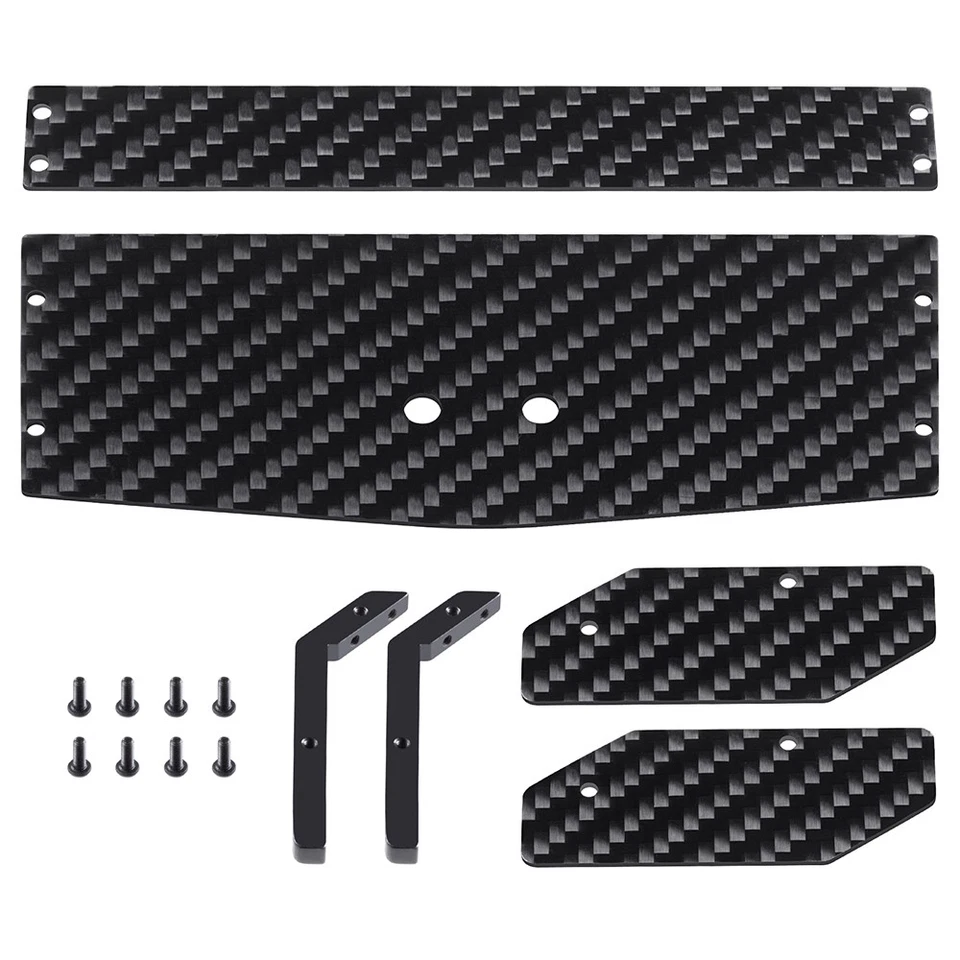 Carbon Fiber Heckflügel Auto Spoiler Upgrades für LOSI 1/16 Mini-B Buggy RC Auto - Bild 2 von 4