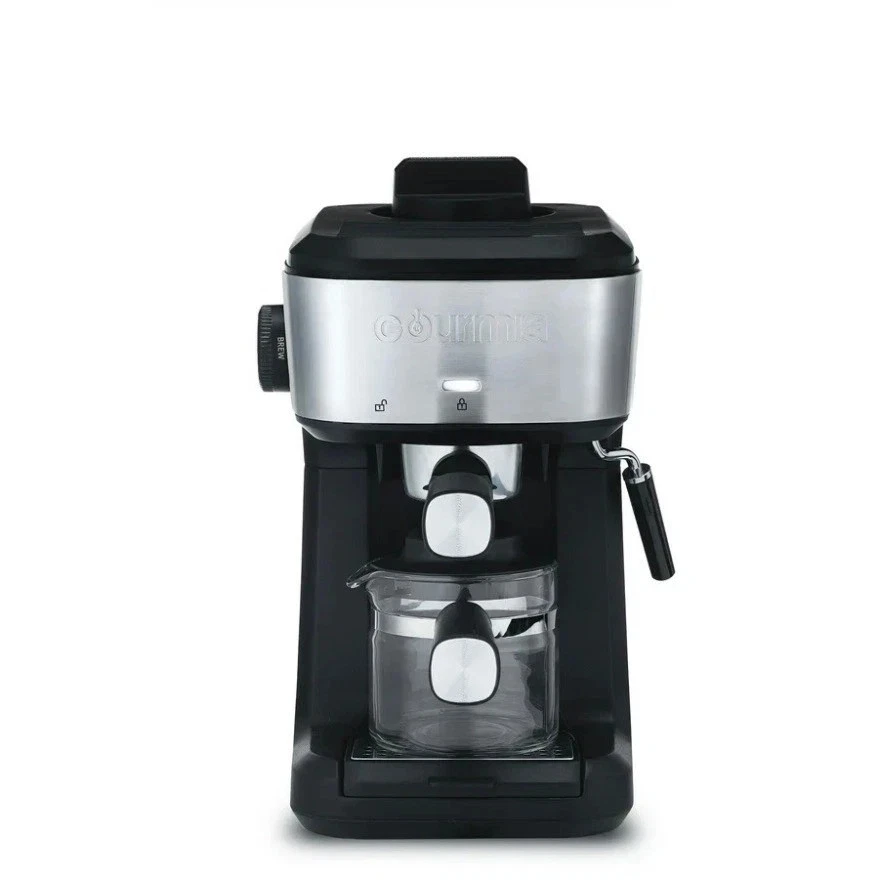 Gourmia 4 Shot Steam Espresso Maker with Frothing Wand Black/Stainless Steel Fin
Opens in a new wind