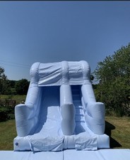 Blue Slide Bouncy Castle - 8ft