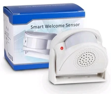 Smart Welcome Sensor Motion Activated Alarm - Voice/Music/Alarm Modes With Power