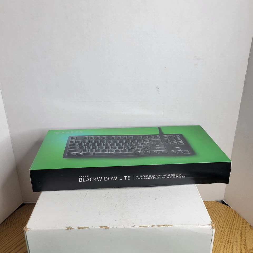 Razer BlackWidow Lite Wired TKL Mechanical Gaming Orange Switch Keyboard NEW - Image 2 of 4