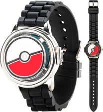 Pokémon Spinner Top Analog Watch for Kids – Features Iconic Poké Ball... 
