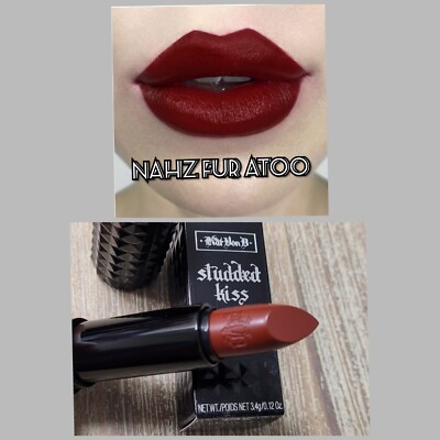 KAT VON D STUDDED KISS LIPSTICK  SHADE:Nahz Fur Atoo ~RARE SHADE ~HARD TO FIND~