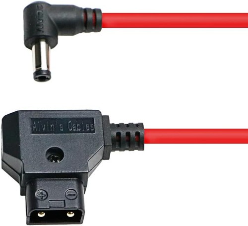 Power Cable Dtap to Right Angle DC forBlackmagic Video Assist SmallHD 702 Atomos
