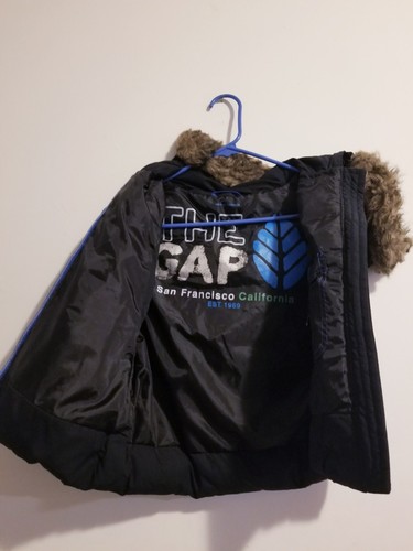 The Gap Women's Hoodie Puffer Vest Size S Blue S4023 - Picture 4 of 10
