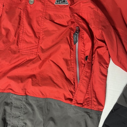 FILA Men’s Nylon Shell Lined Tracksuit Jacket Red Size Large - Picture 5 of 19