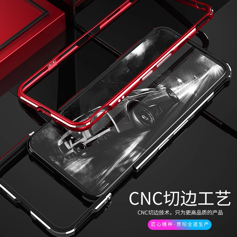For ZTE Nubia Red Magic 6 / 6 Pro Case Metal Aluminum Bumper Frame Back Cover