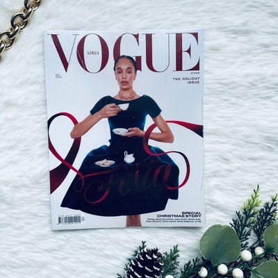 VOGUE ADRIA magazine. December 2024 Holiday Issue.Indira Scott cover. NEW SEALED
