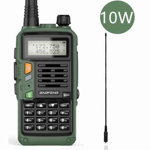 BAOFENG UV9R 10W 2800MAH TRI BAND VHF UHF 2 WAY WALKIE TALKIE RADIO DE MANO - Imagen 14 de 19
