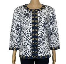 Multiples Woman’s  Suits Medium White & Blue