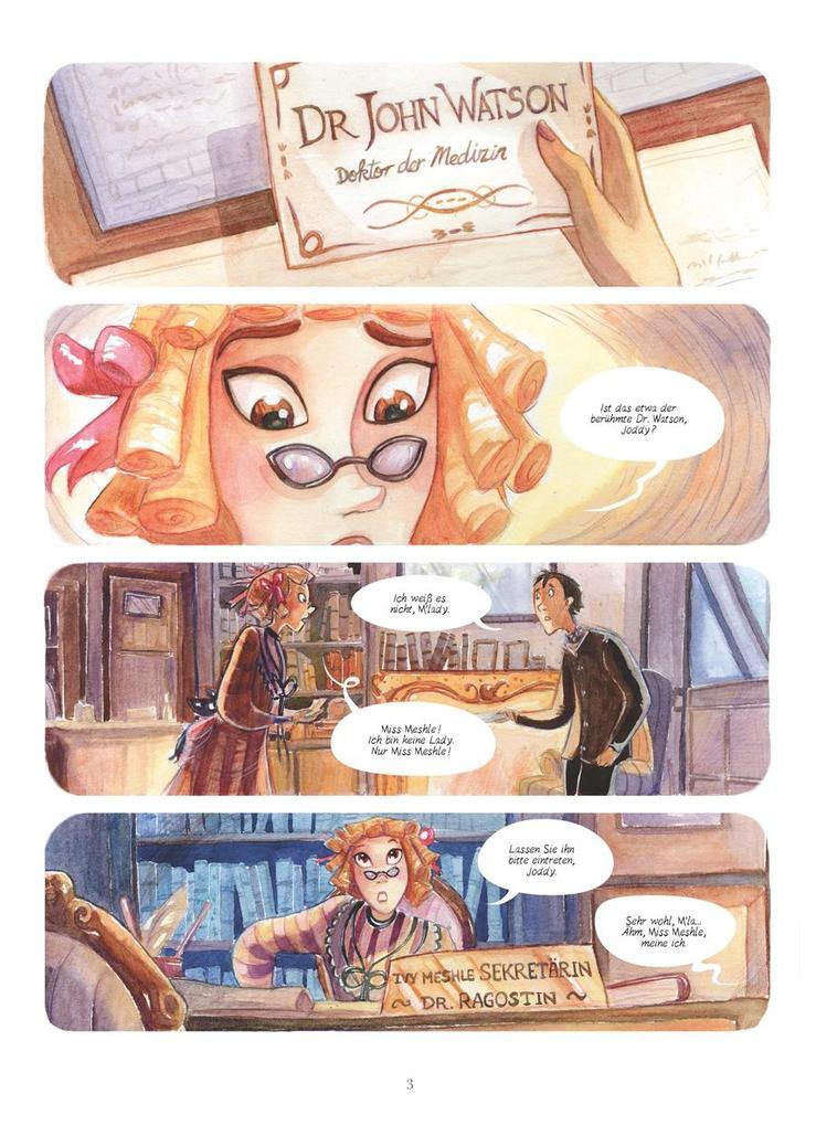 Thumbnail - Enola Holmes (comic). Band 2 | Serena Blasco, Desirée Schneider | 2023